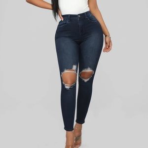 Fashion Nova High Rise Jeans